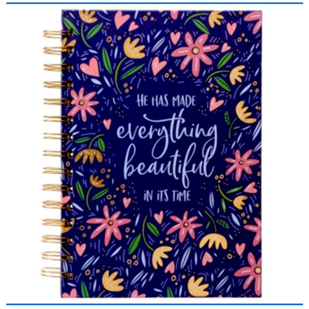 NWT Floral Spiral Journal/Notebook with Inspirational Quote - Picture 4 of 9